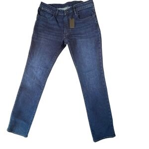 Bonobos Jeans Mens 34x34 Dark Blue Excellent Stretch Tailored 23083-BOW95